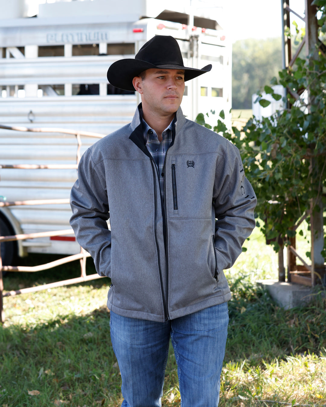 Men’s Cinch Grey CC Jacket