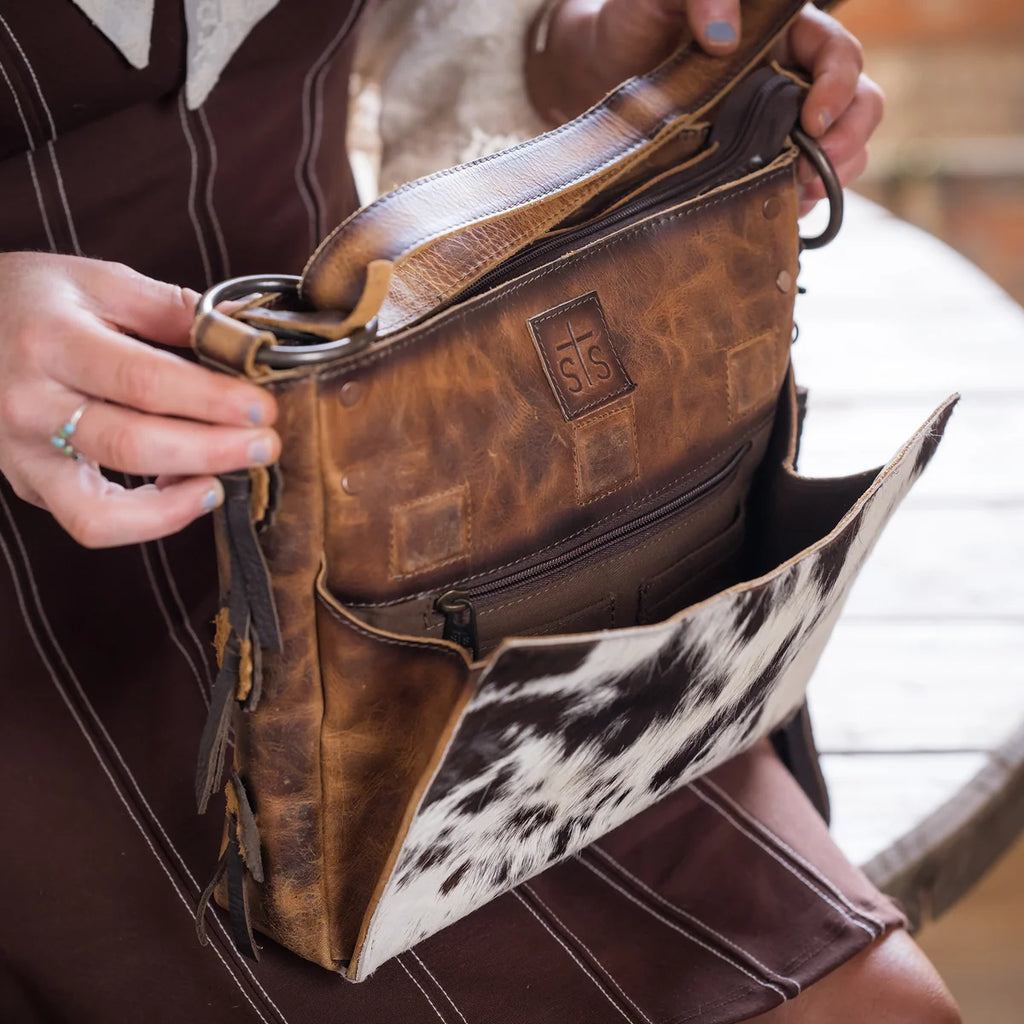 Guadalupe Cowhide Olivia Crossbody