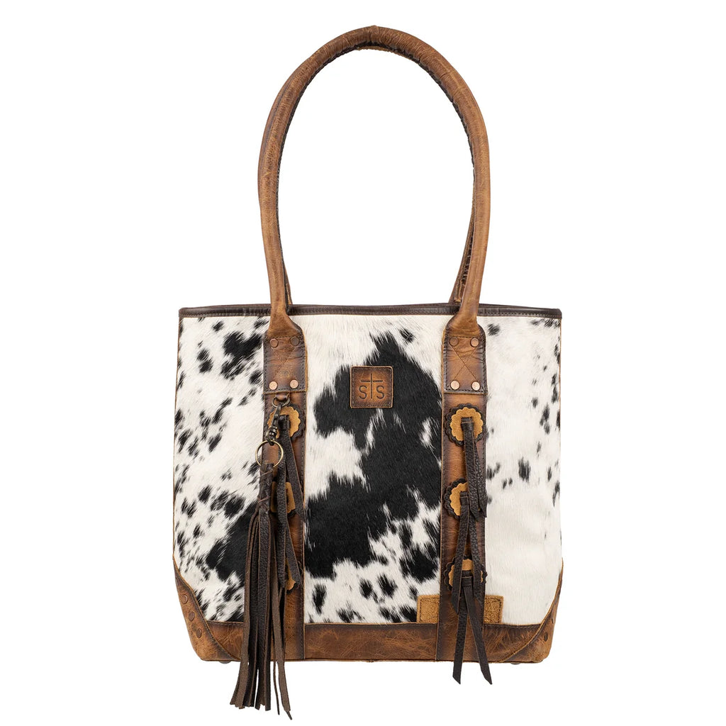 Guadalupe Cowhide Palomino Tote