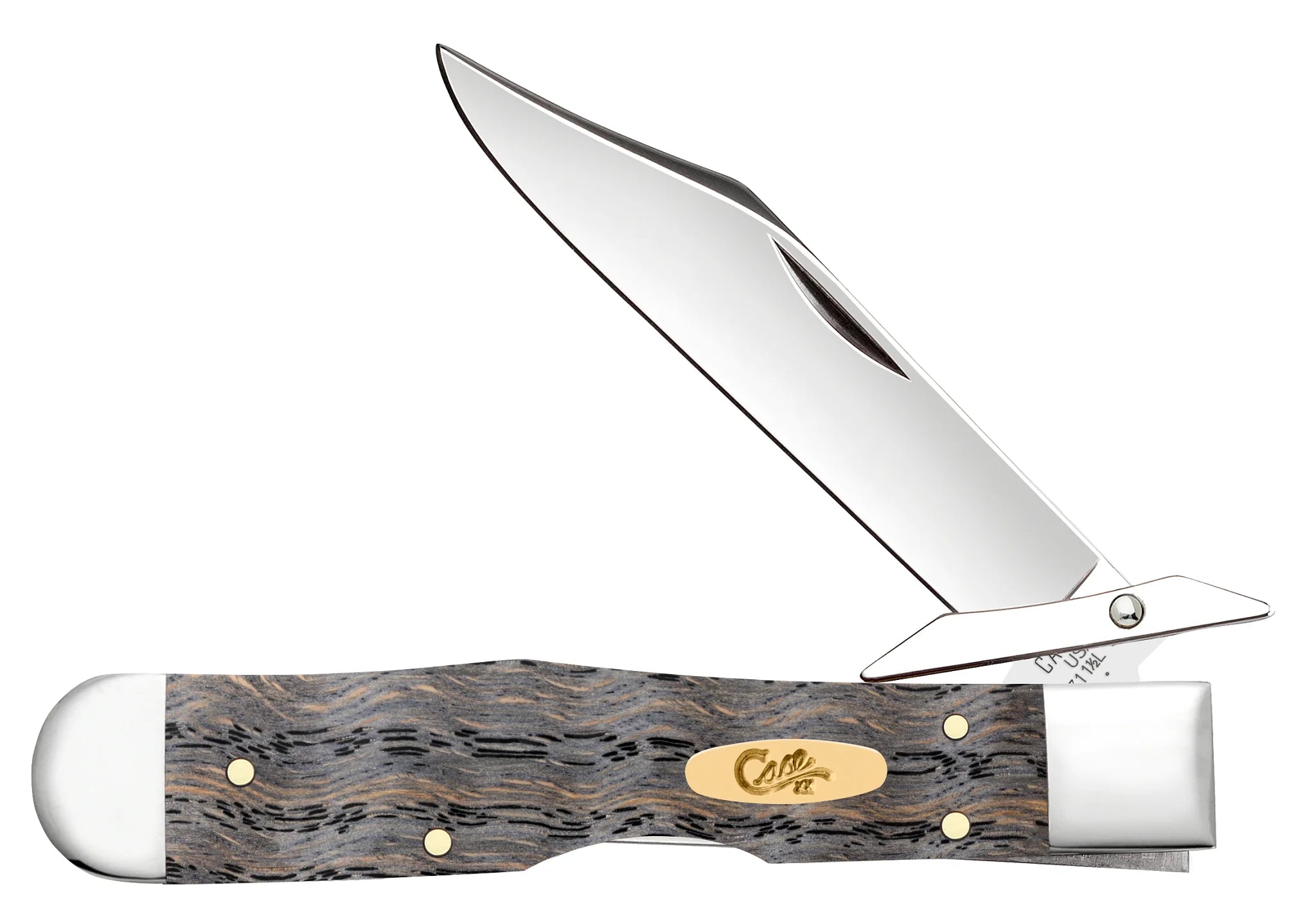 Smooth Black Curly Oak Wood Cheetah Cub
