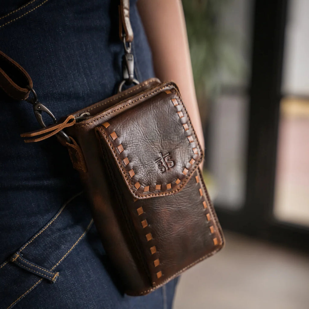 Bandera Chocolate QuickDraw Crossbody Wallet