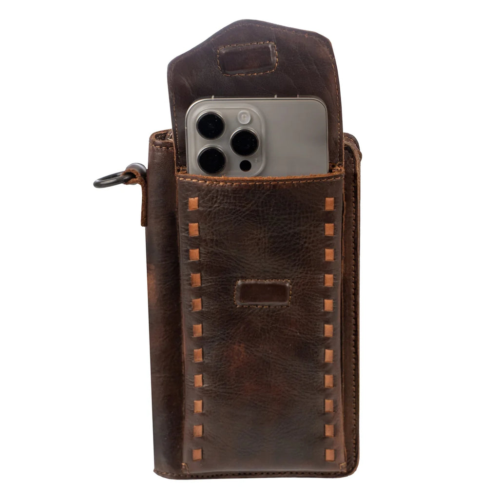 Bandera Chocolate QuickDraw Crossbody Wallet