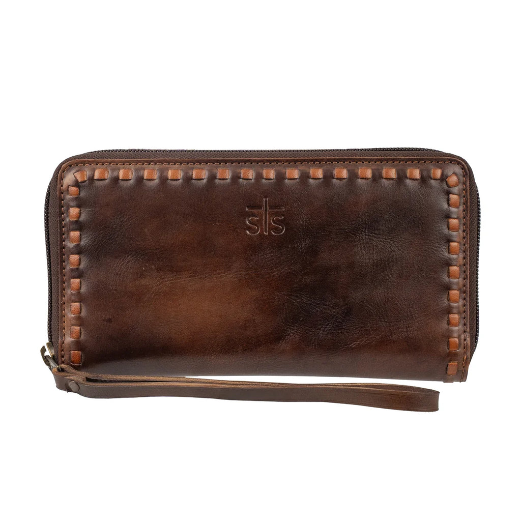 Bandera Chocolate Berkeley Bifold Wristlet