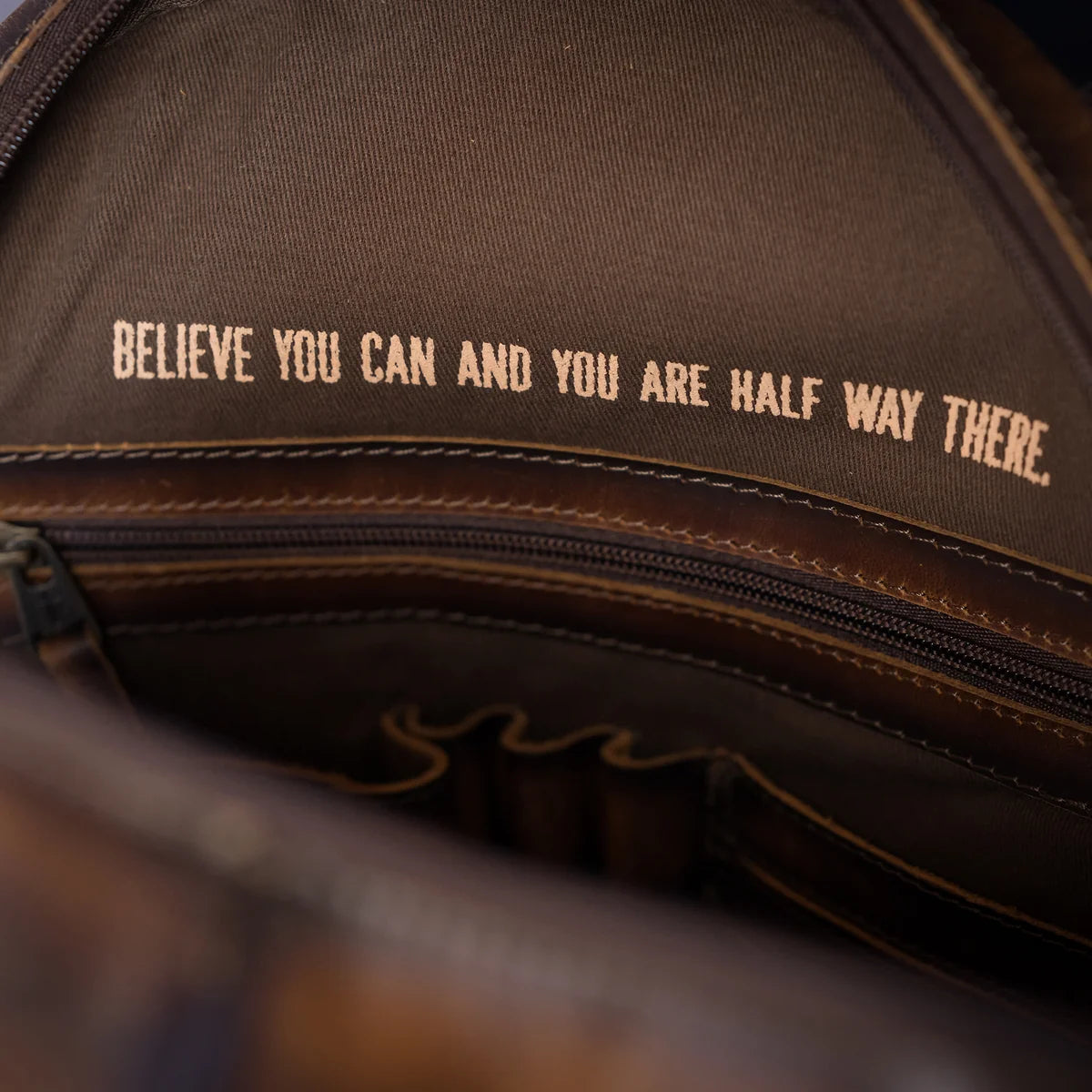 Guadalupe Cowhide Valley Backpack