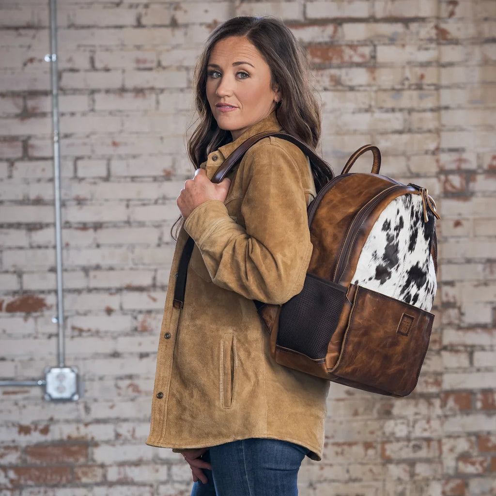 Guadalupe Cowhide Valley Backpack