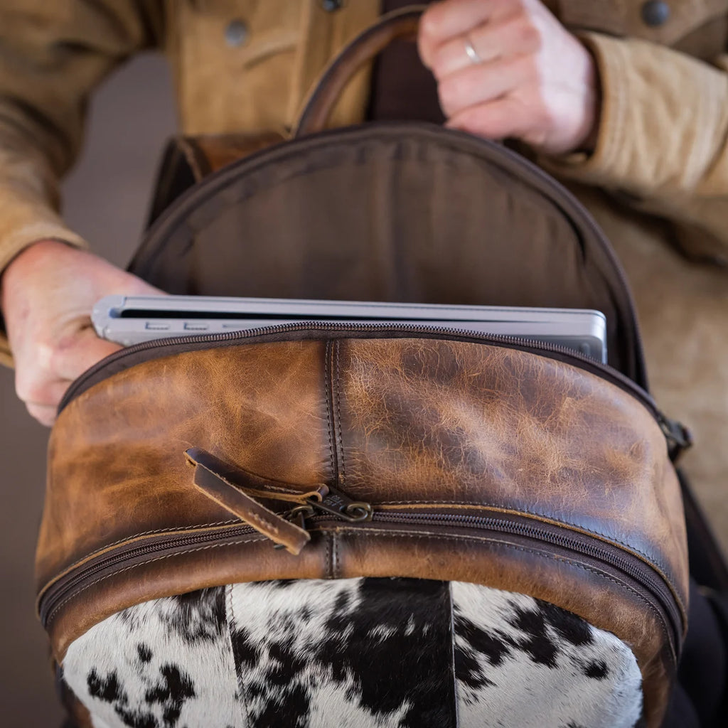 Guadalupe Cowhide Valley Backpack