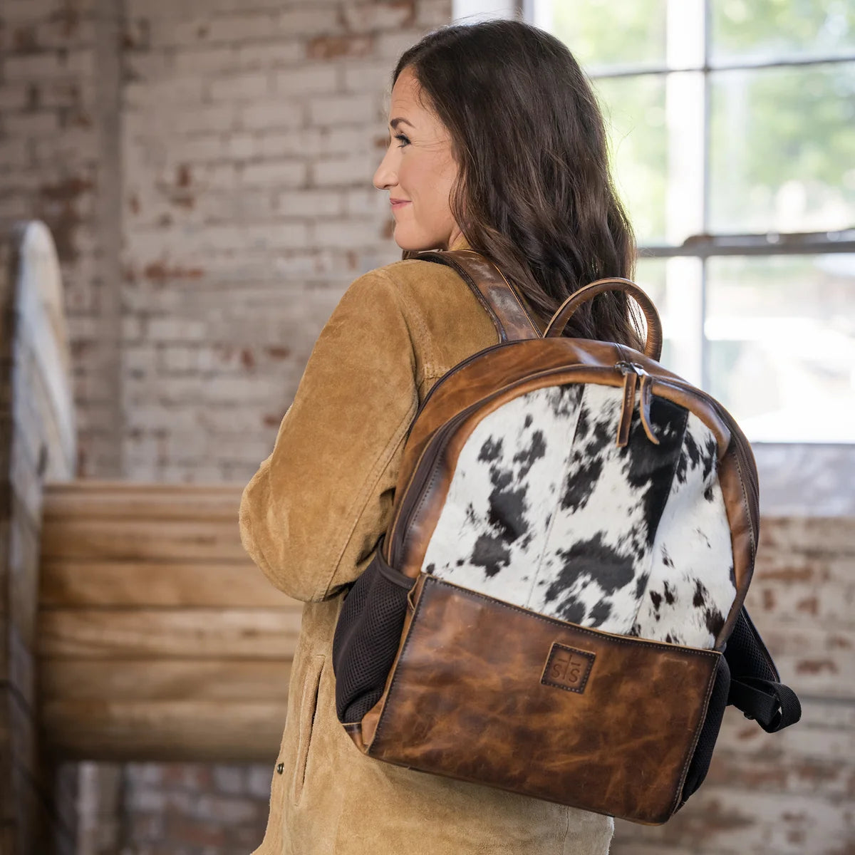 Guadalupe Cowhide Valley Backpack