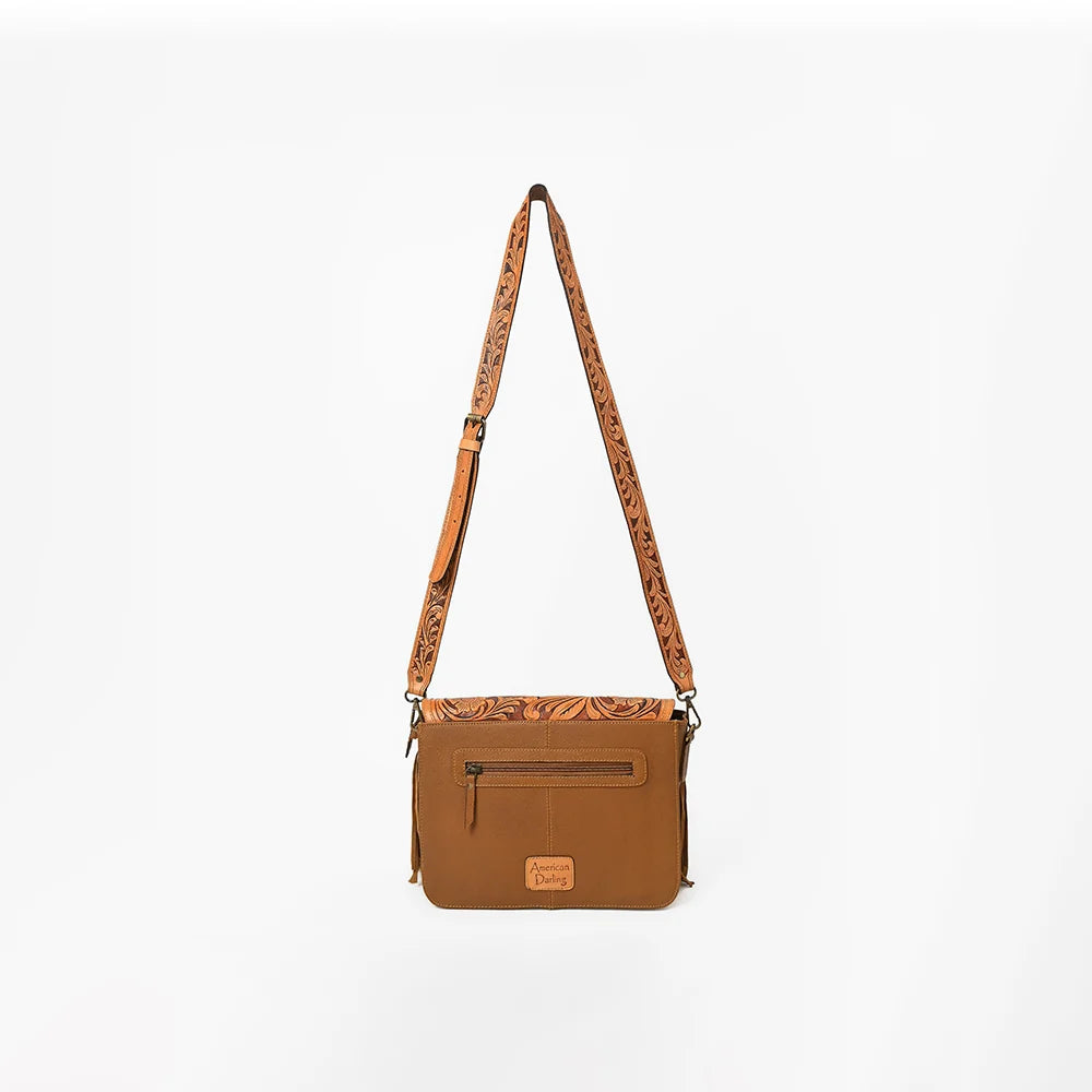 Cowhide Crossbody Fringe Purse