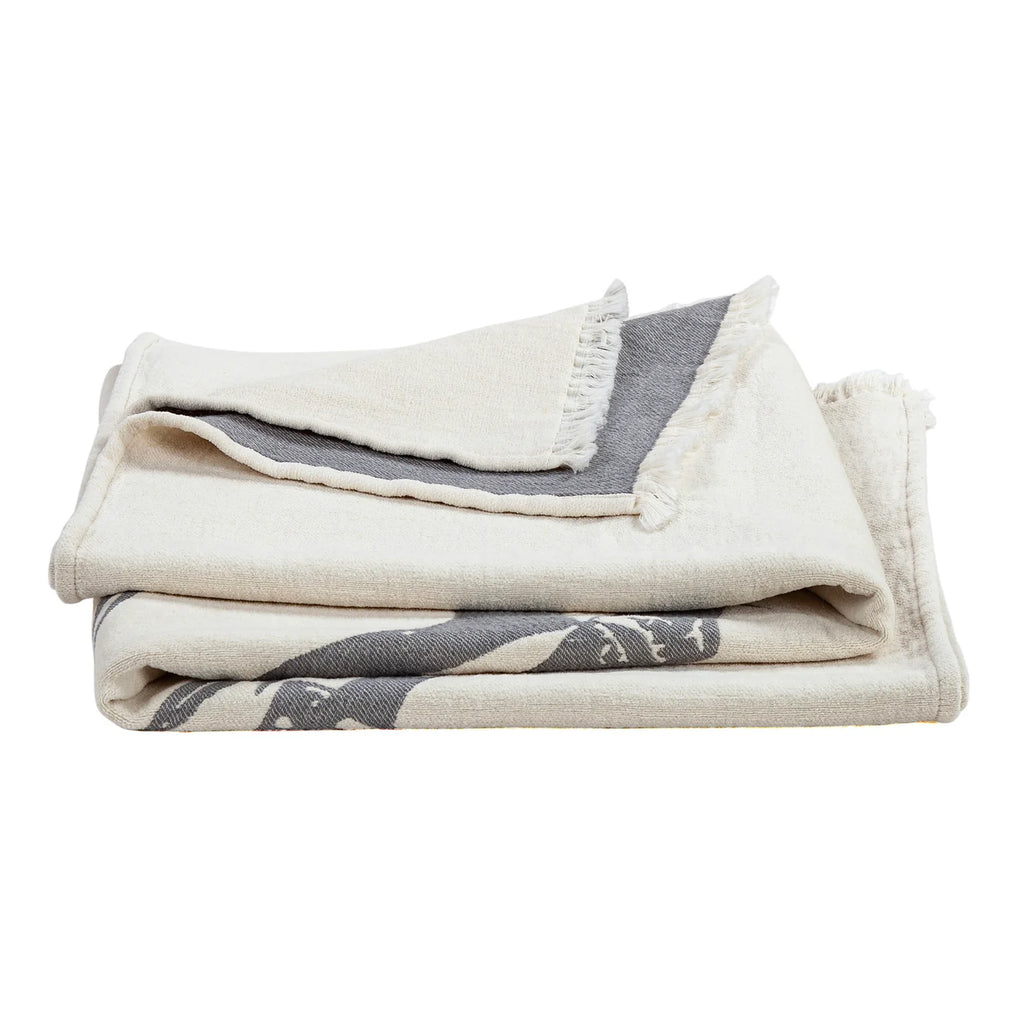 Bucking Bronco Chenille Jacquard Throw
