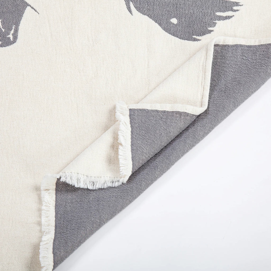 Bucking Bronco Chenille Jacquard Throw