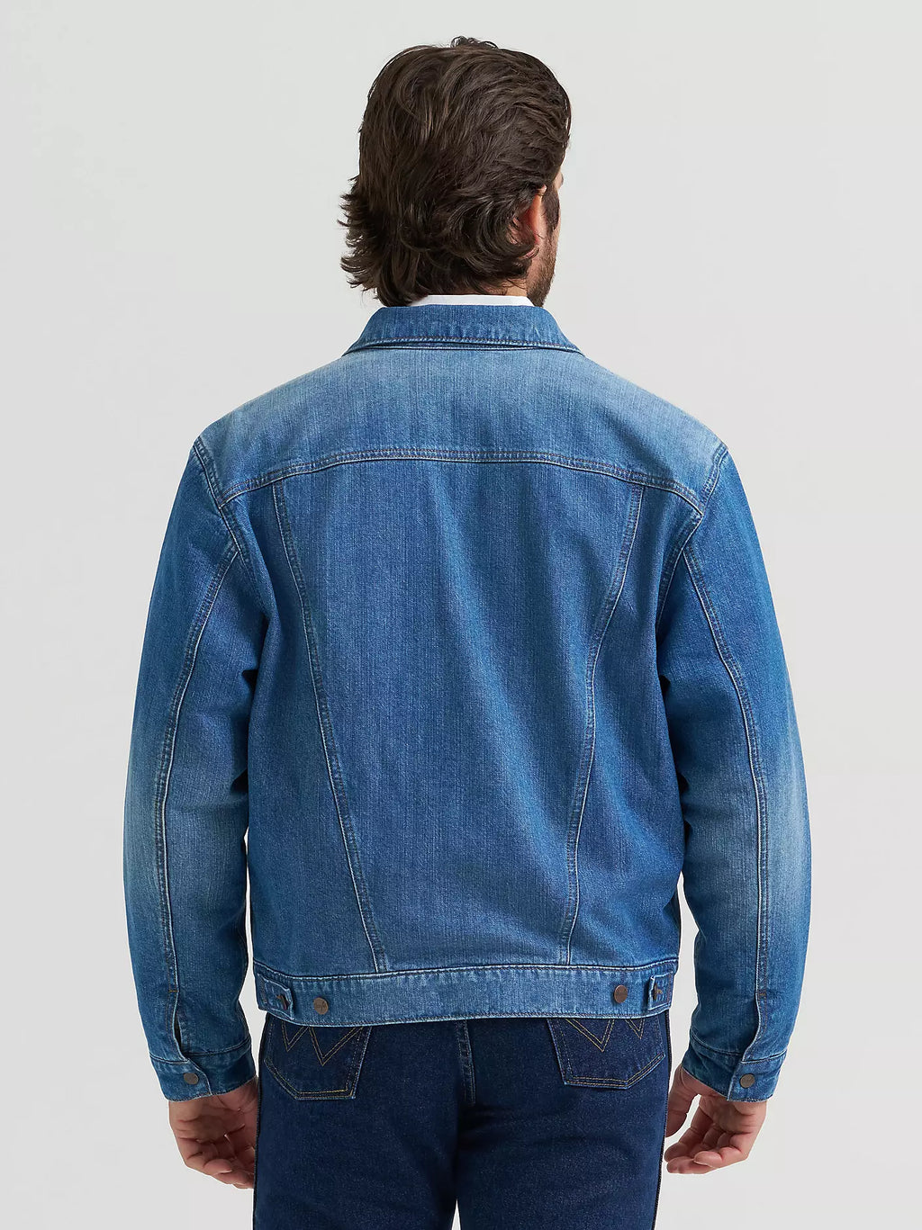 Wrangler Cowboy Cut Flannel Lined Denim Jacket
