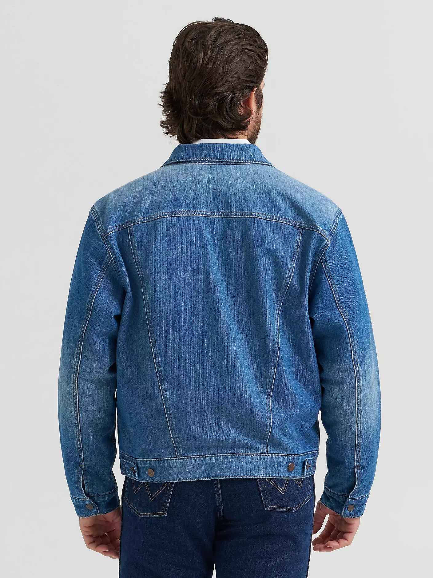 Wrangler Cowboy Cut Flannel Lined Denim Jacket