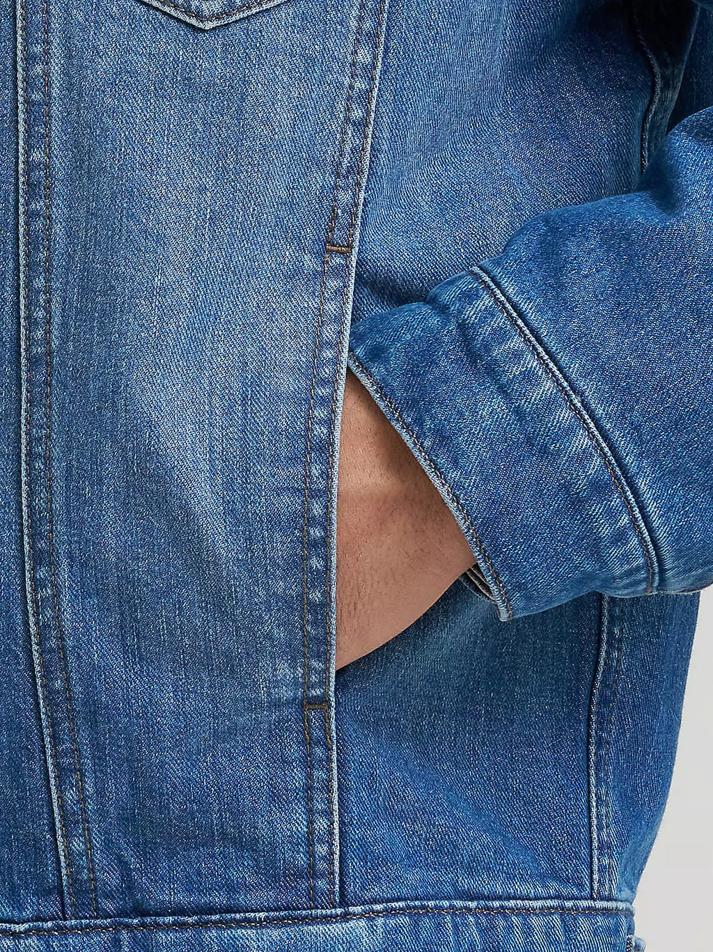 Wrangler Cowboy Cut Flannel Lined Denim Jacket