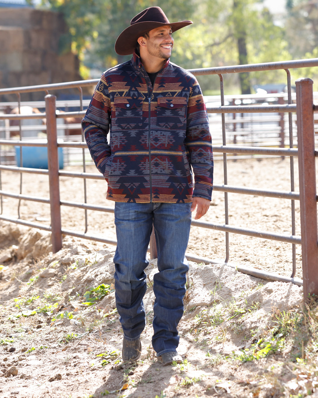 Cinch Men’s Sweater Knit Jacket