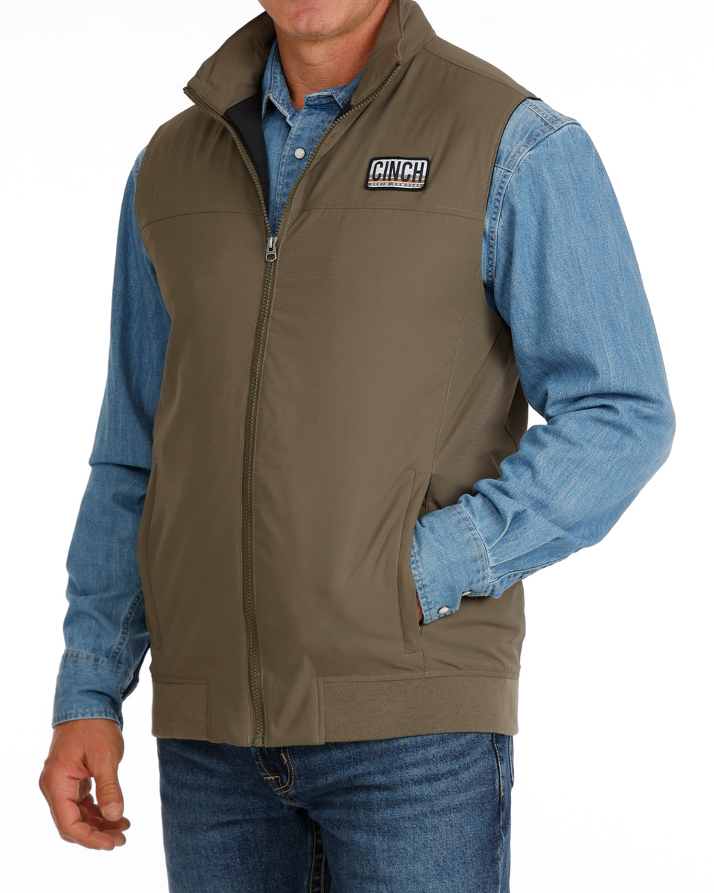Men’s Cinch Green Lightweight Vest
