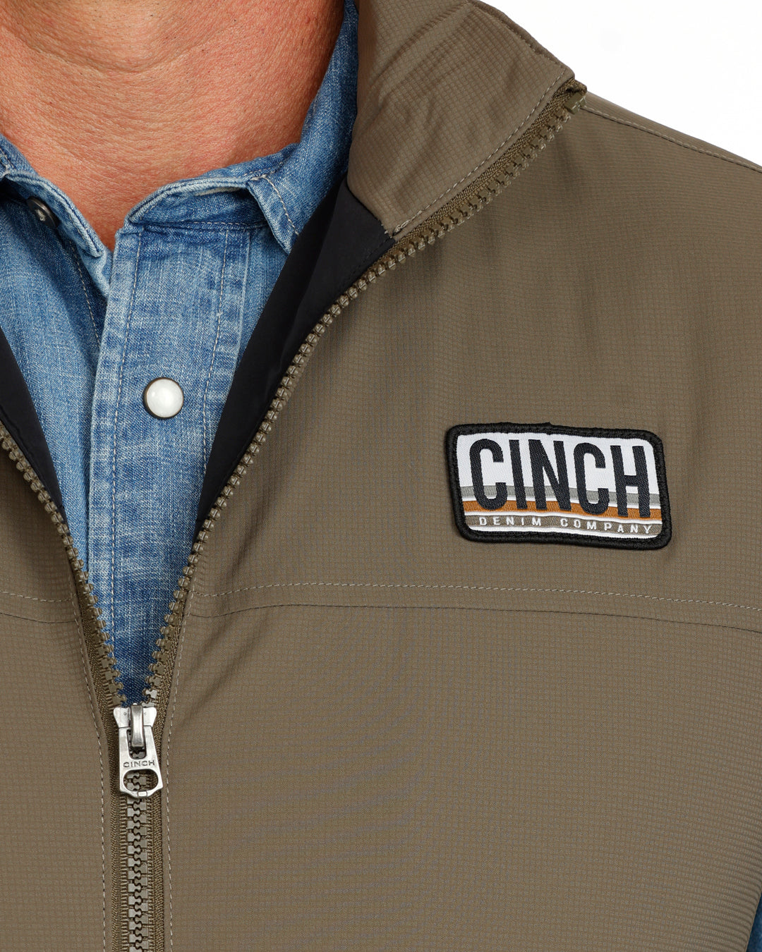 Men’s Cinch Green Lightweight Vest