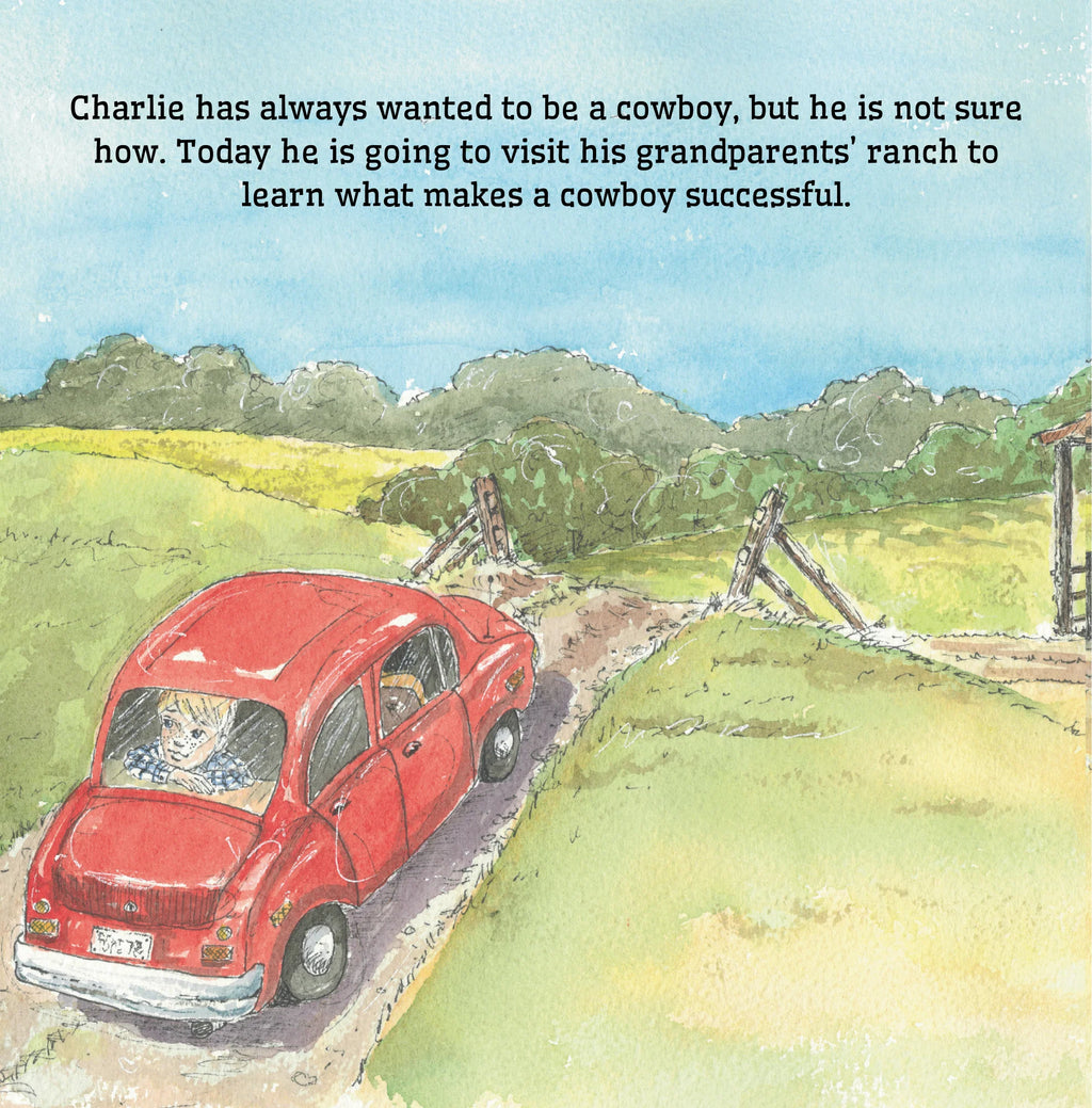 Charlie Learns To Be A Cowboy