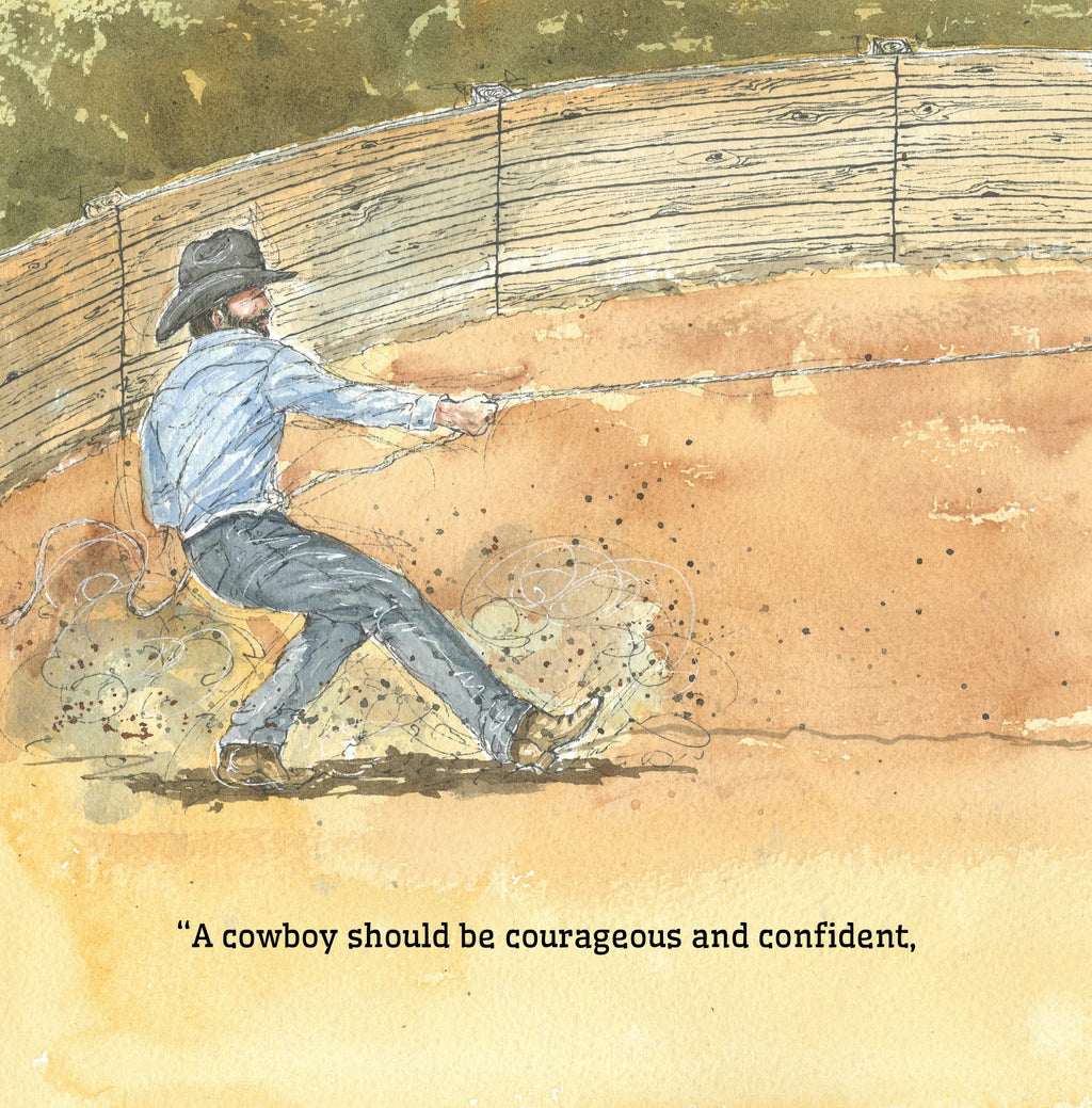 Charlie Learns To Be A Cowboy