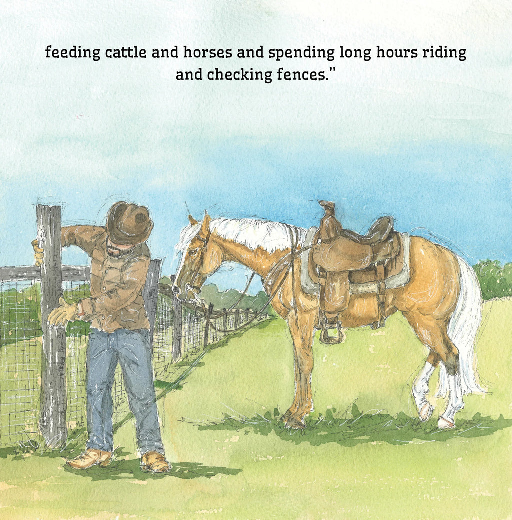 Charlie Learns To Be A Cowboy