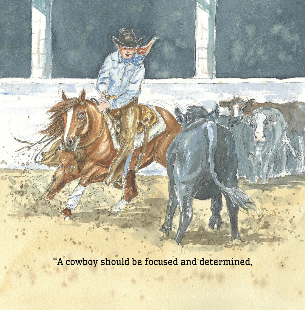 Charlie Learns To Be A Cowboy