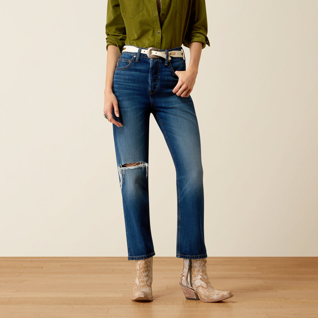 Women’s Perfect Rise Relaxed Petra Flipside Straight Leg Jeans (10079018)