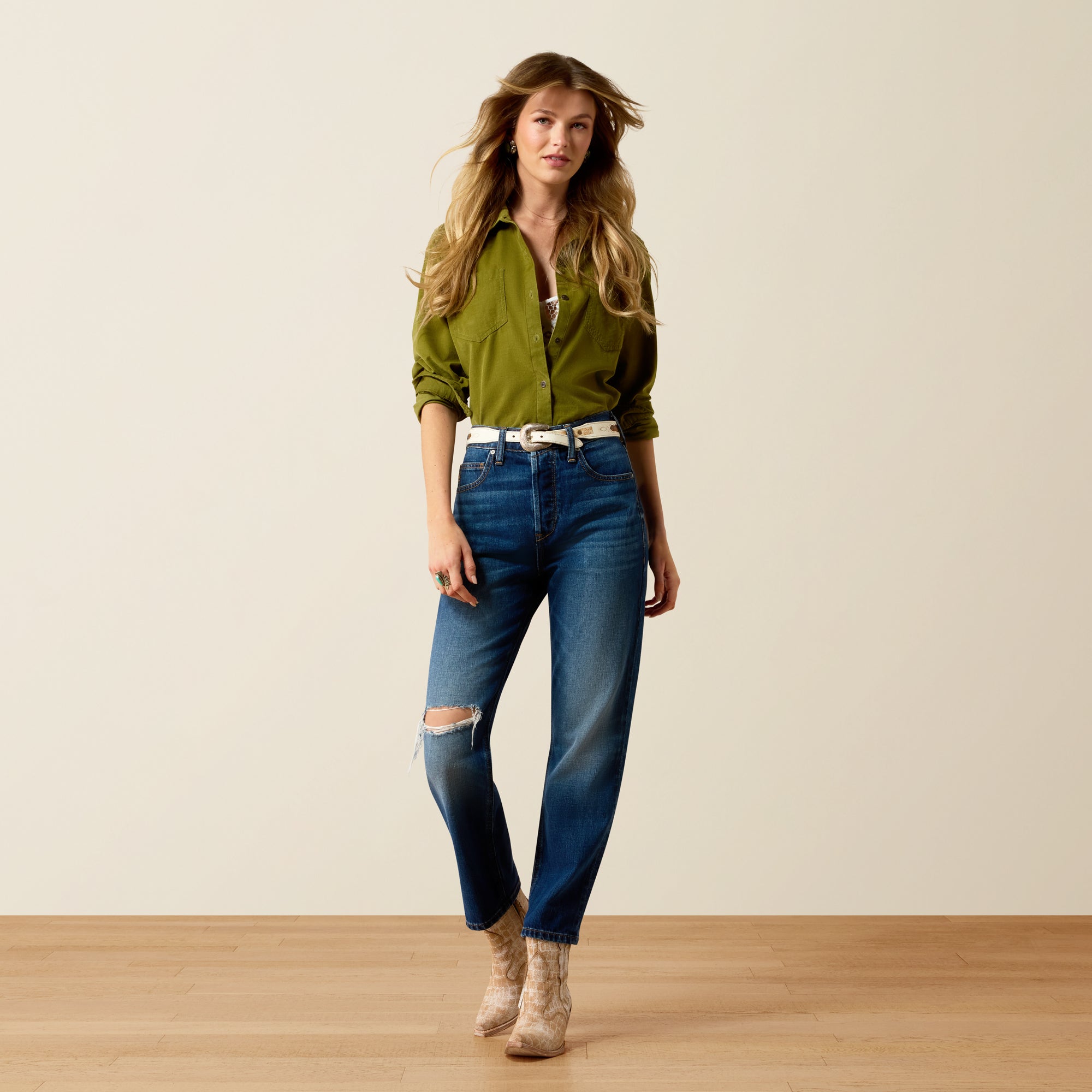 Women’s Perfect Rise Relaxed Petra Flipside Straight Leg Jeans (10079018)