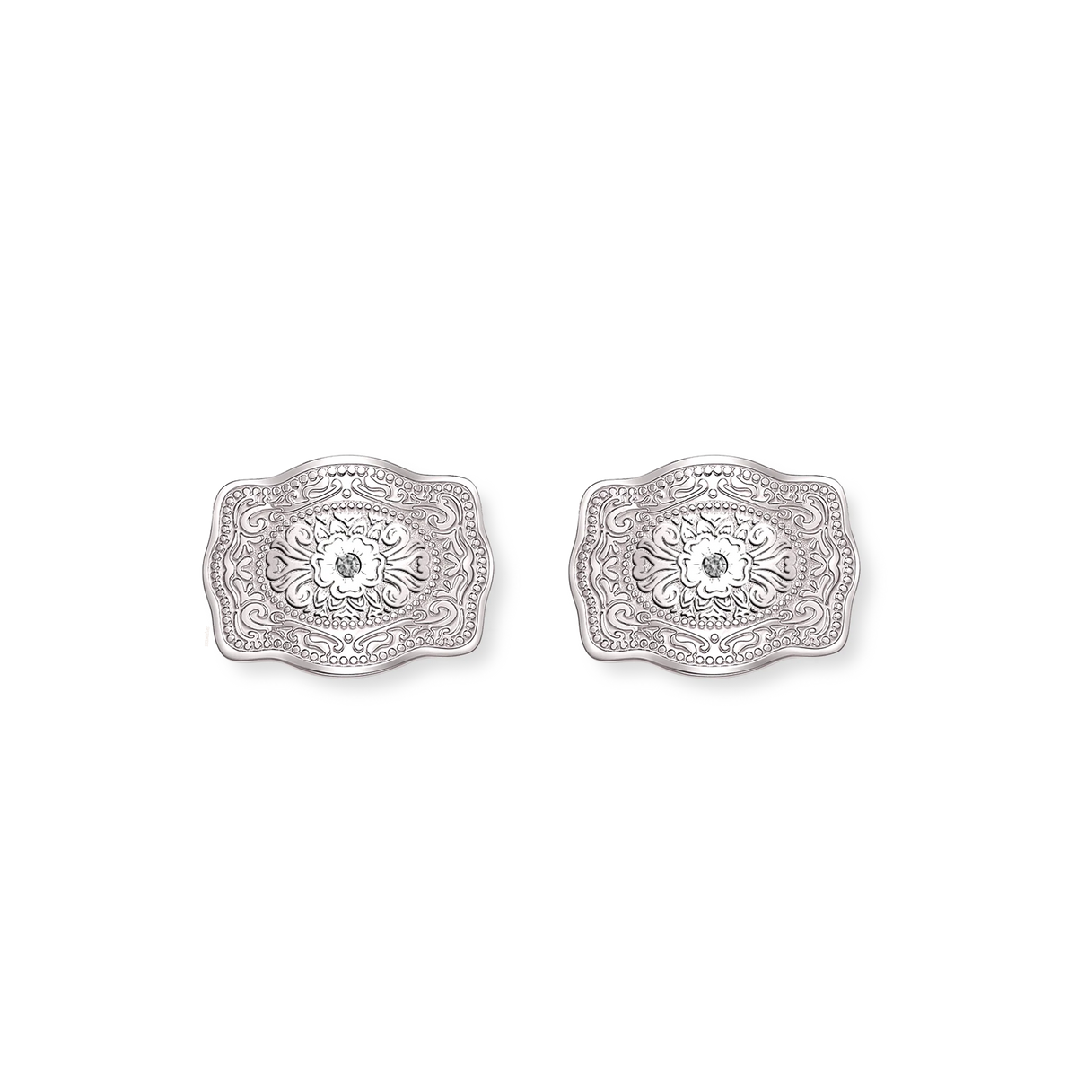 Amelia Rose Mini Belt Buckle Earrings