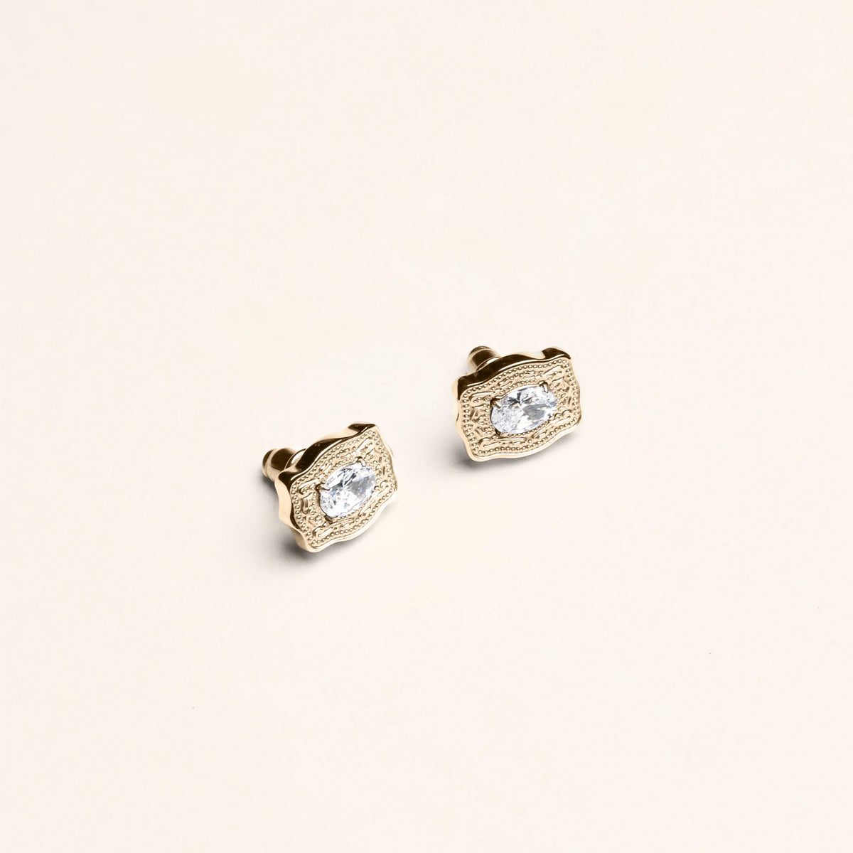Ultra Mini Belt Buckle Earrings