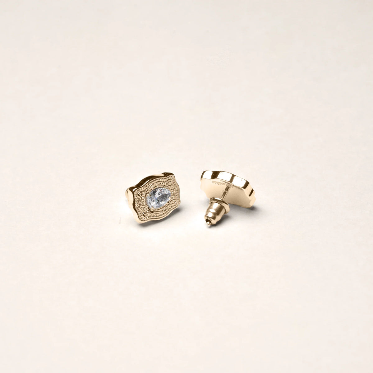 Ultra Mini Belt Buckle Earrings