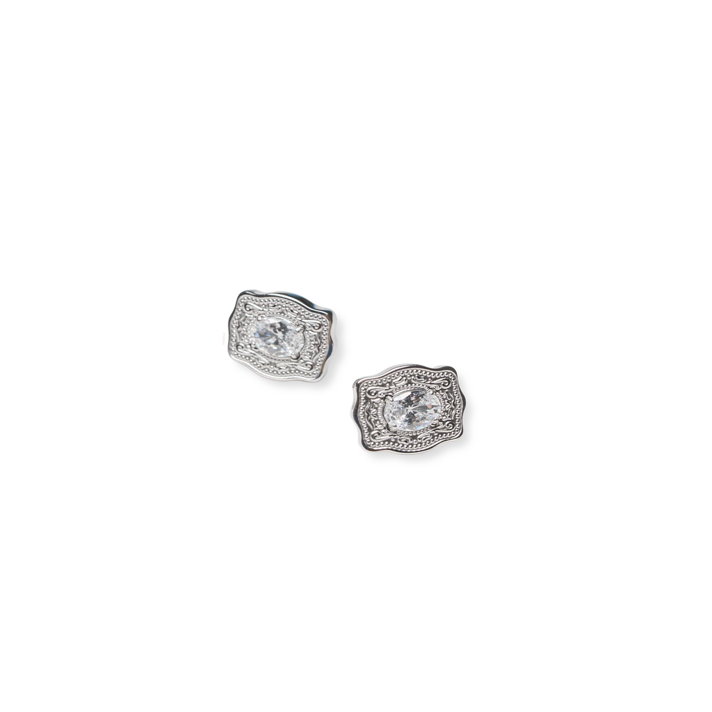 Ultra Mini Belt Buckle Earrings