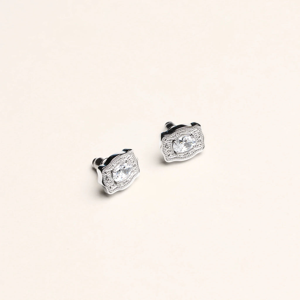 Ultra Mini Belt Buckle Earrings