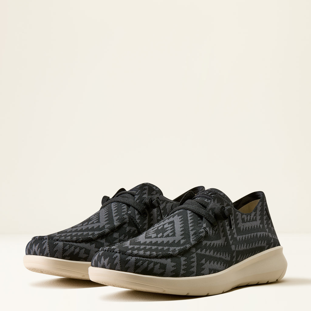 Ariat Hilo Black Southwest Knit Shoes