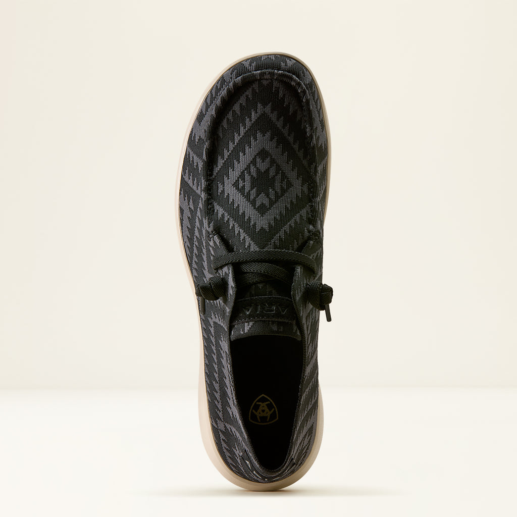 Ariat Hilo Black Southwest Knit Shoes