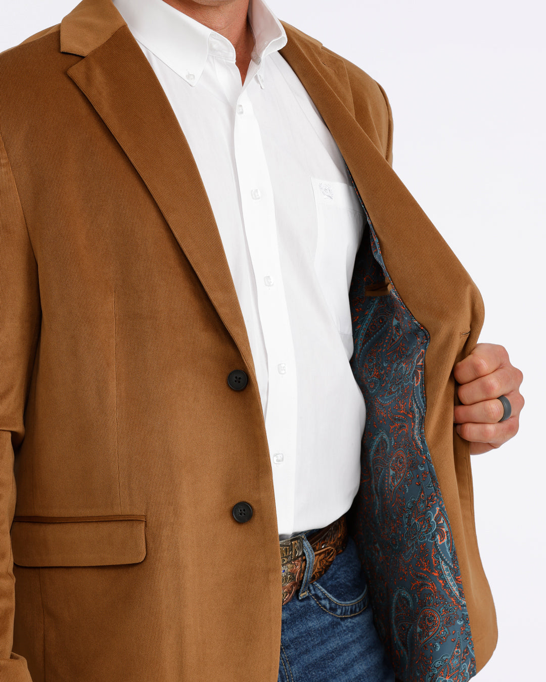 Cinch Brown Corduroy Blazer