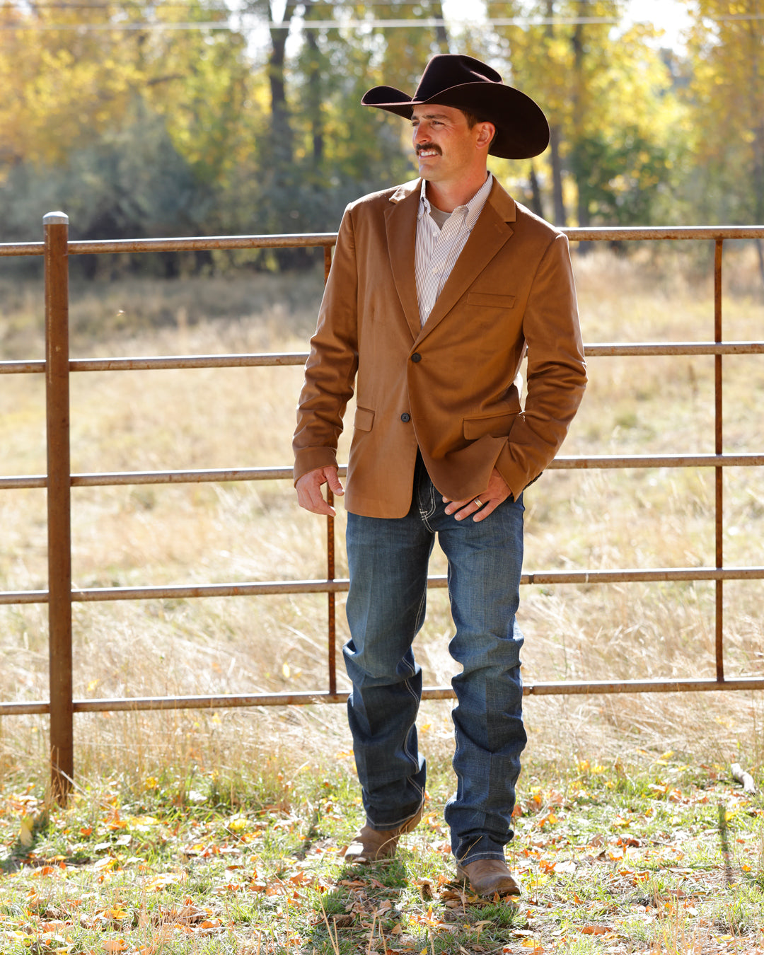 Cinch Brown Corduroy Blazer