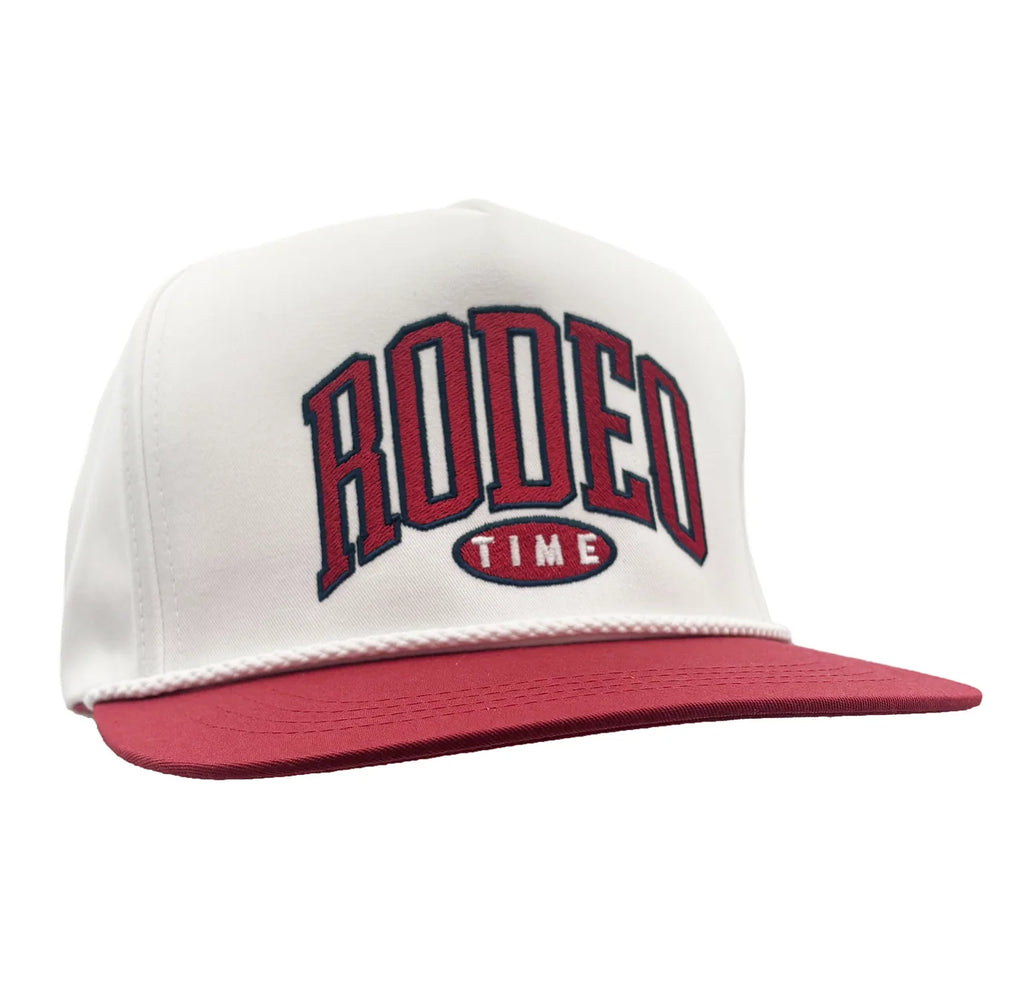 Millennium White & Red Rope Cap