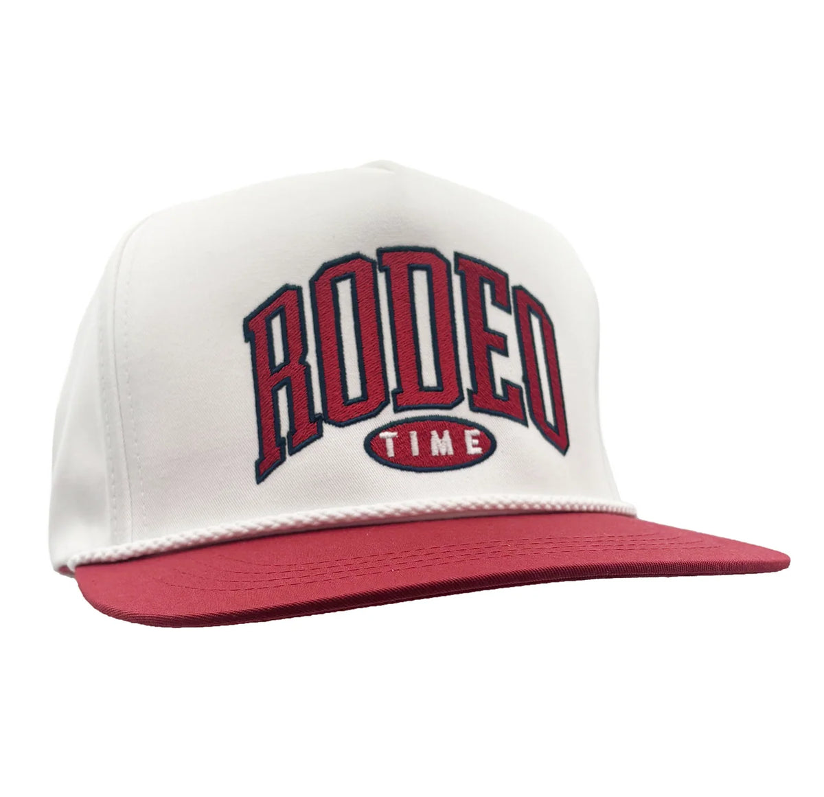 Millennium White & Red Rope Cap