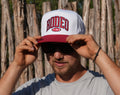 Millennium White & Red Rope Cap