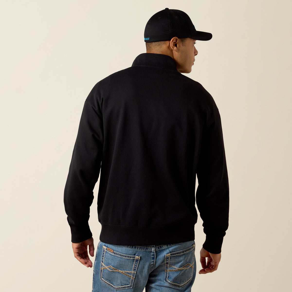 Men’s Solid Black Sweatshirt