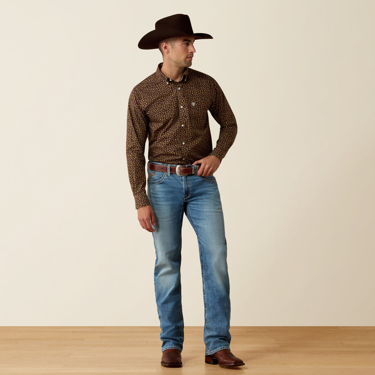 Raven Fitted Long Sleeve Shirt