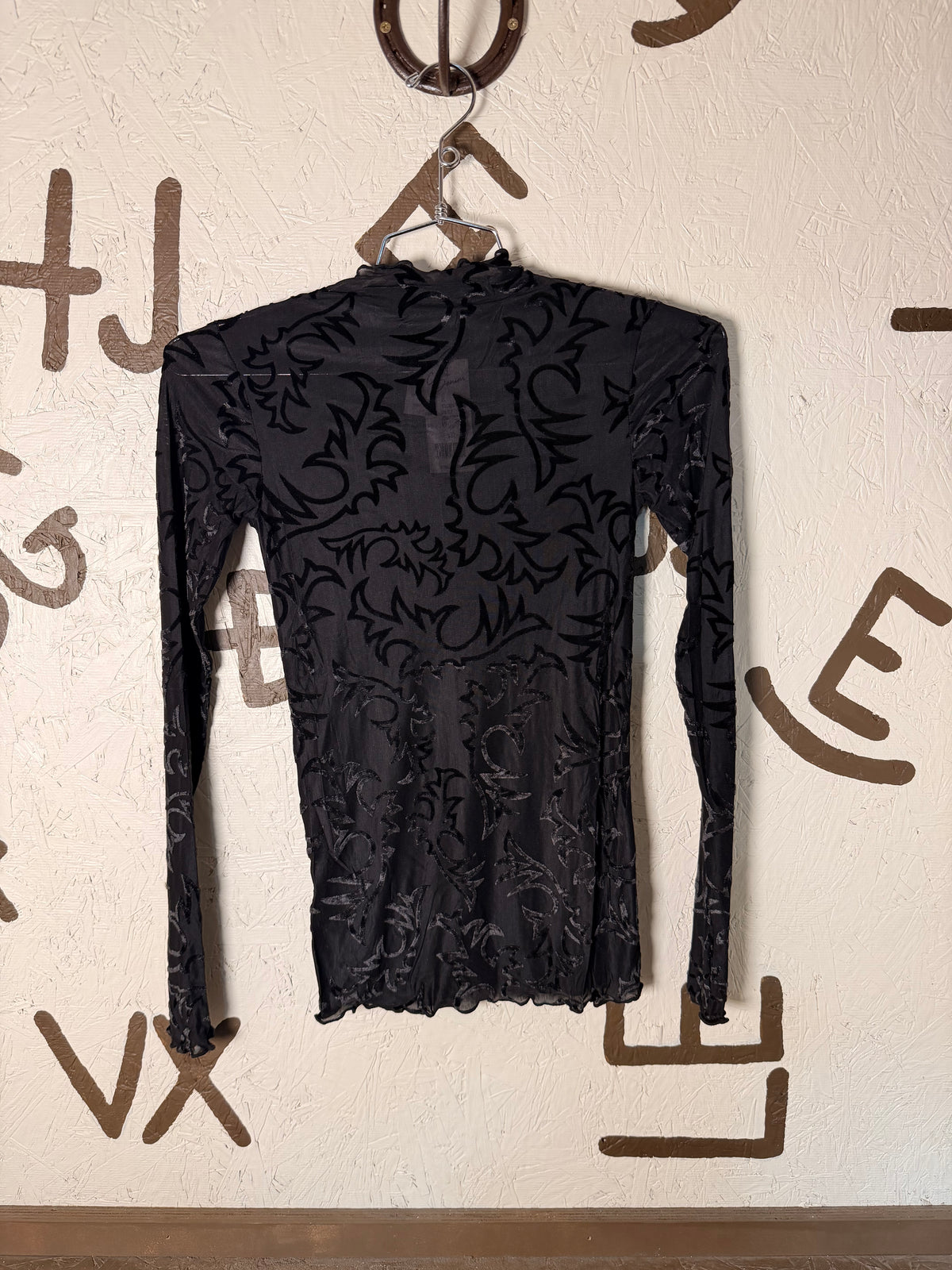 Midnight Outlaw Mesh Top