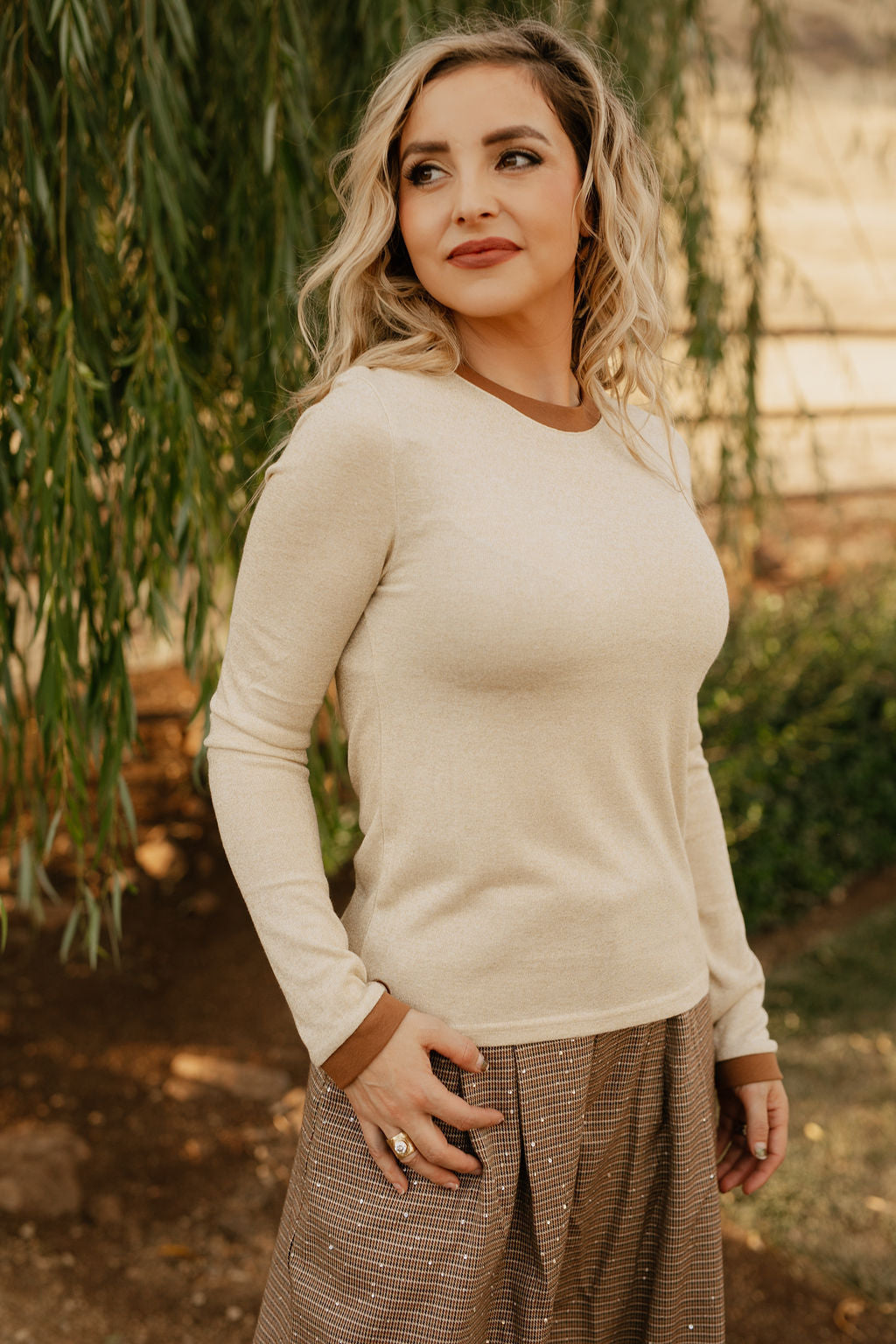 Slightly Sheer Long Sleeve