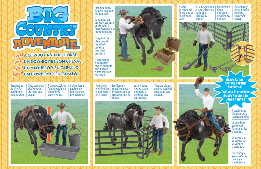 20 Piece Horse with Cowboy Playset