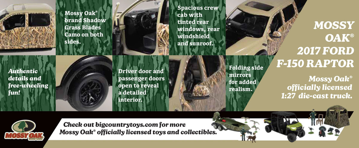 Ford F-150 Raptor Mossy Oak Scale Die-Cast