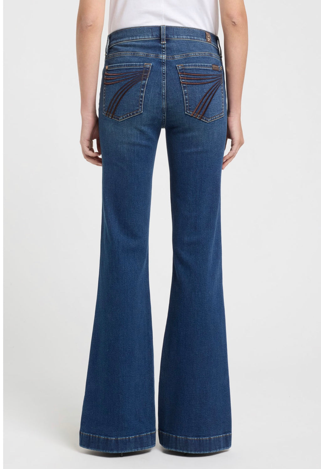 7 For All Mankind Women's Dojo Flare Jeans – Koko | 34" Inseam