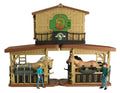 Big Country Adventure 32-Piece Horse Stable Playset