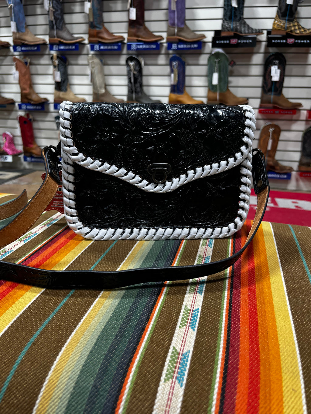 Monroe Tooled Leather Purse