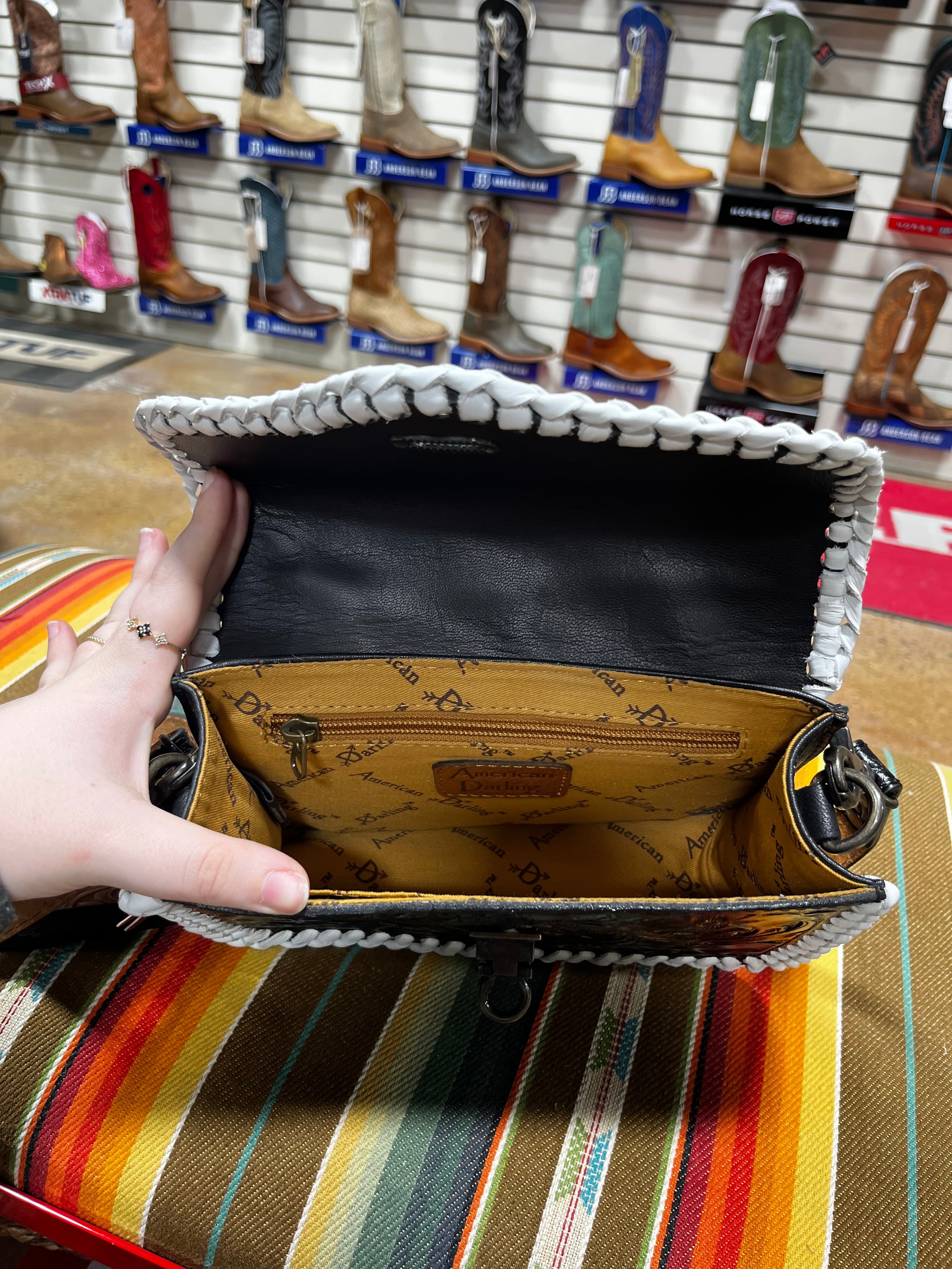 Monroe Tooled Leather Purse
