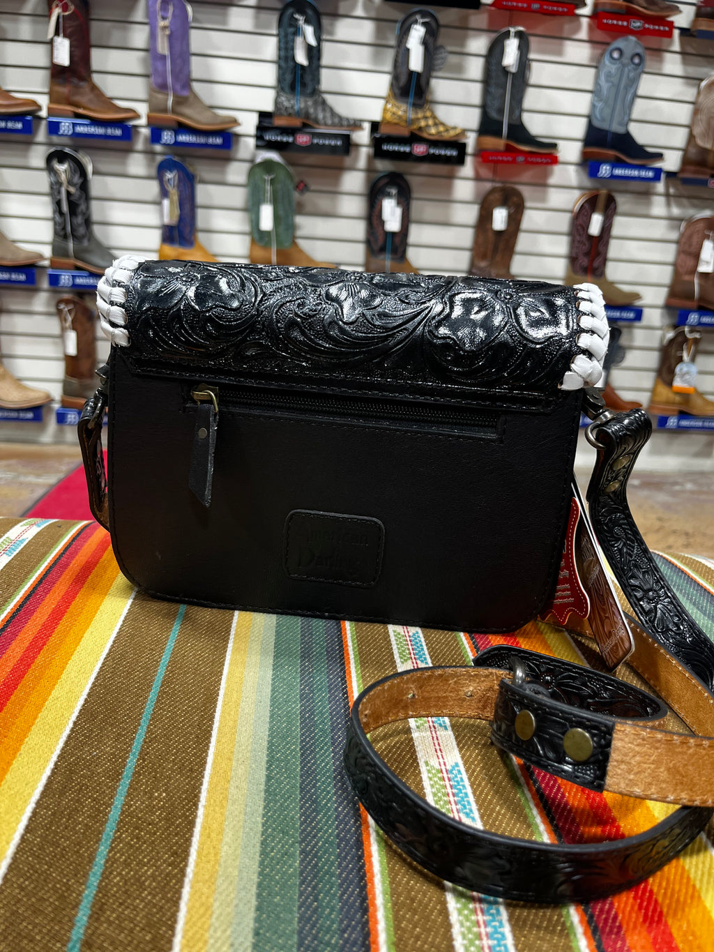 Monroe Tooled Leather Purse