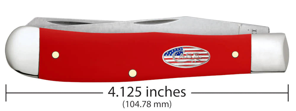 Case American Workman Smooth Red Synthetic CS Trapper (73930)